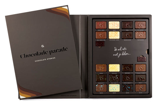 Chocoladeboek Chocolade parade XL open